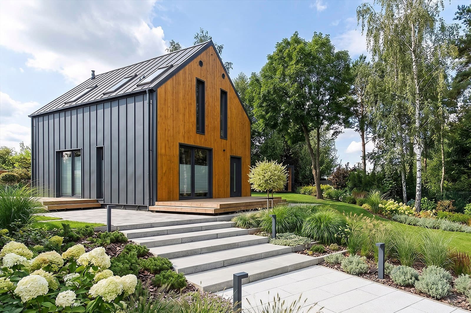 Wizualizacja modelu domu Modulo House - wybór bryły