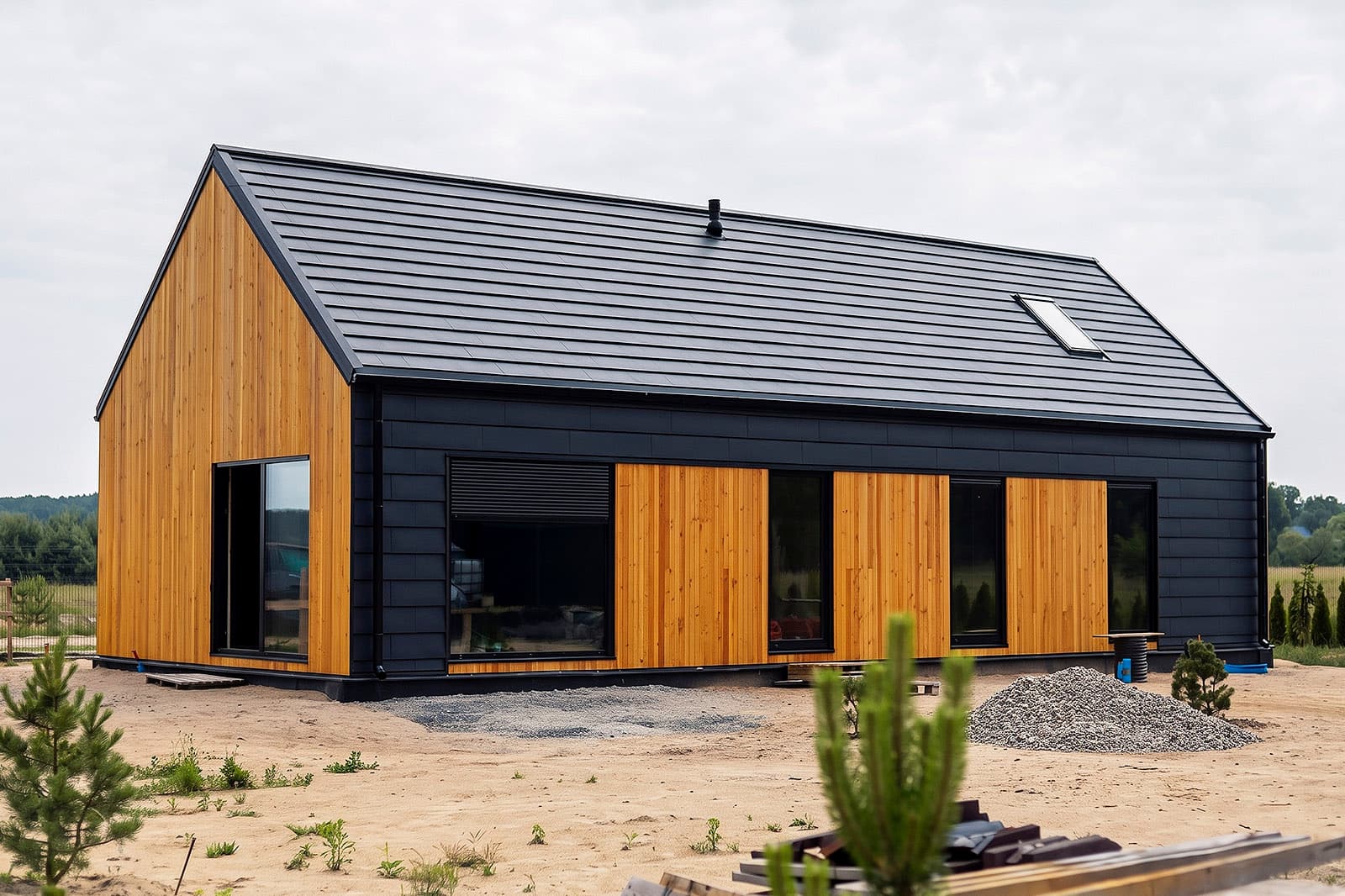 Realizacja modelu Modulo House v_7 i G_4, województwo Lubuskie, powiat Zielonogórski