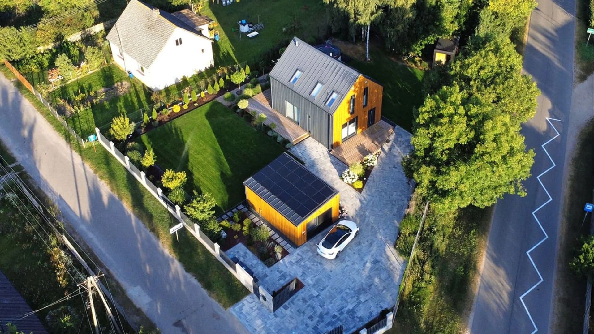 Dom prefabrykowany Modulo House - wizualizacja elewacji